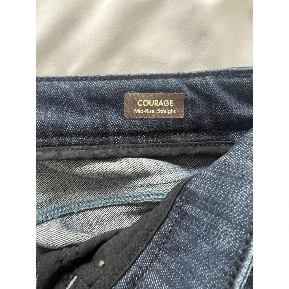 34 Heritage Courage Jeans 36x34 Mid Rise Straight Medium Dark Wash (139)